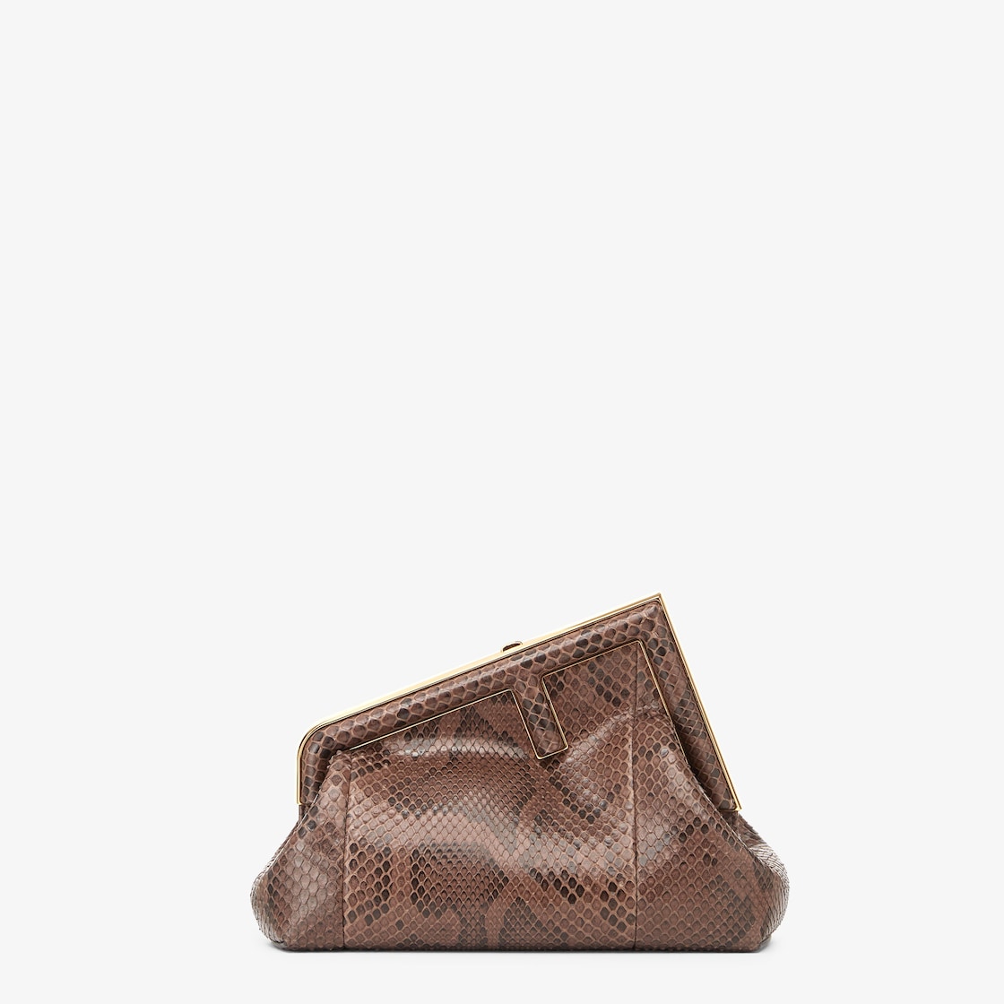 fendi clutch brown