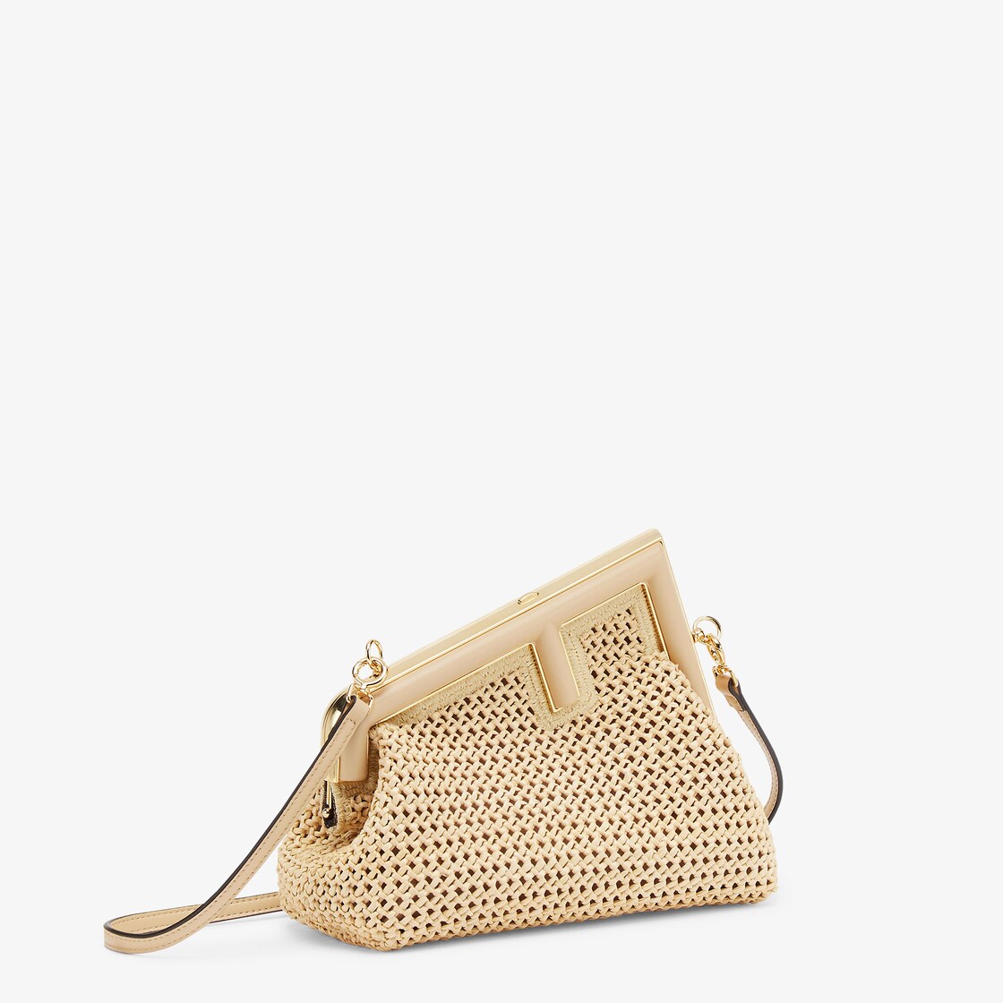 Fendi First Small Fabric Beige - Image 2/6