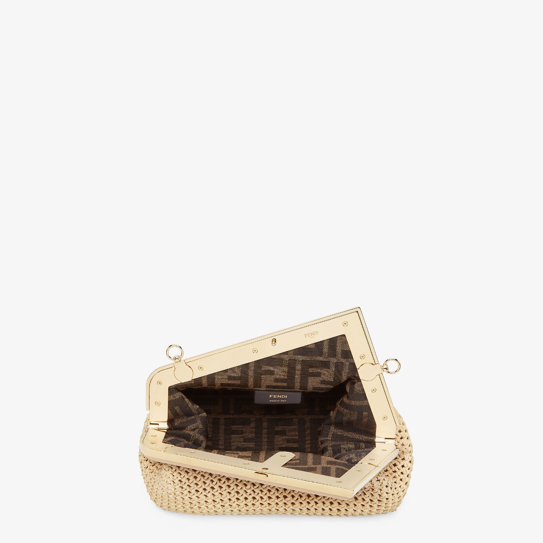 Fendi First Small Fabric Beige - Image 4/6