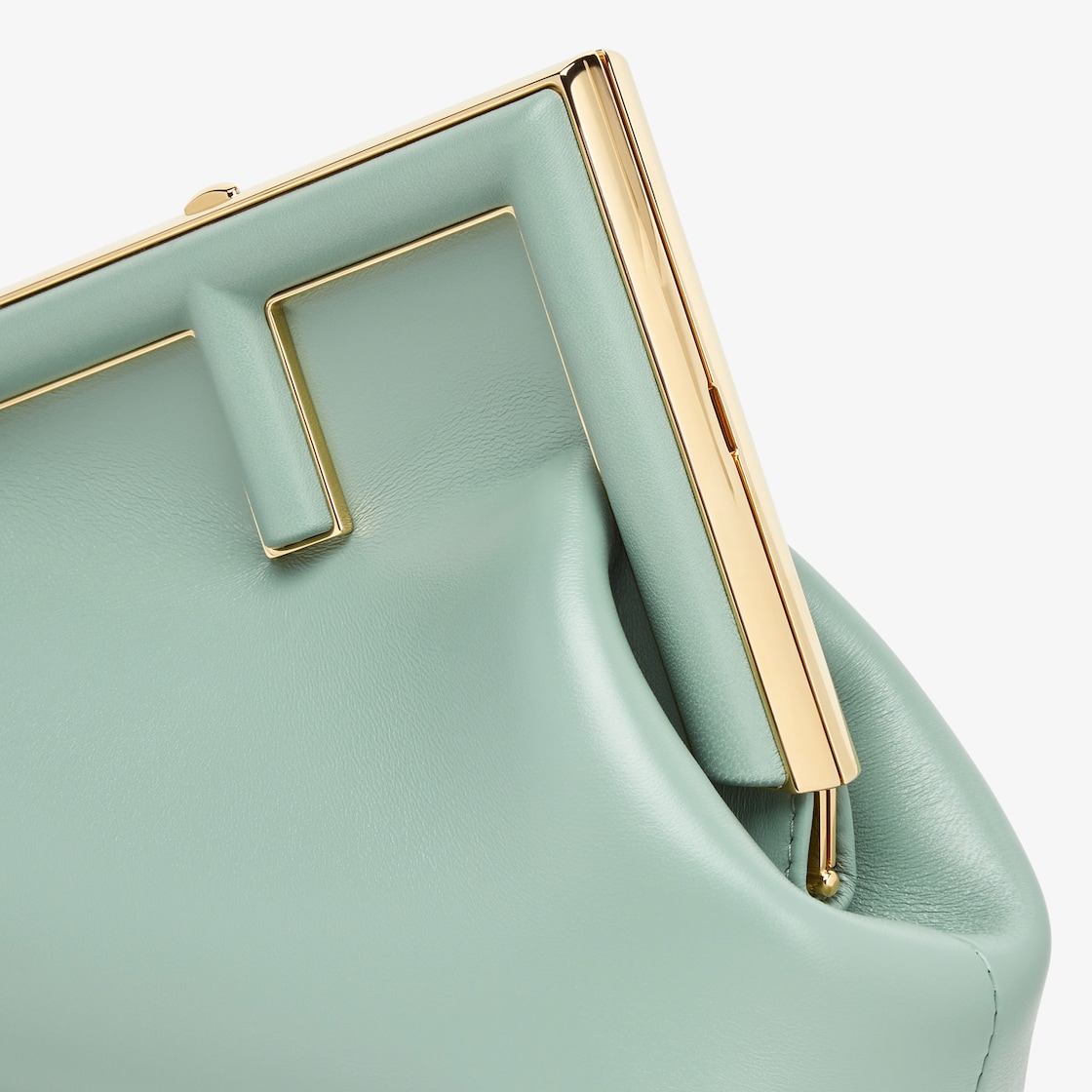 Baguette - Mint green nappa leather bag, Fendi