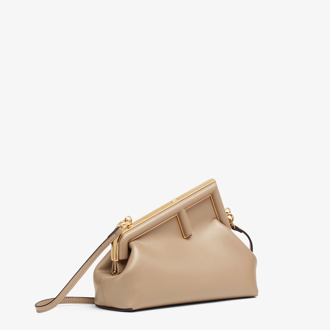 Fendi First Small - Dove grey leather bag