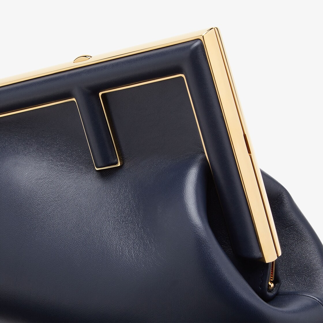 Fendi First Small - Dark blue leather bag | Fendi