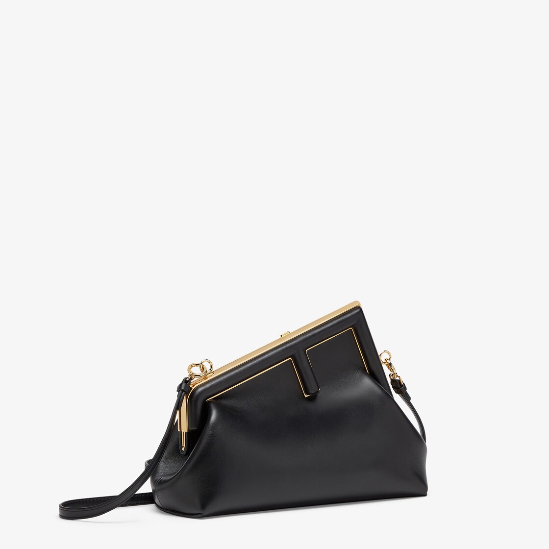 Fendi First Small - Black leather bag | Fendi