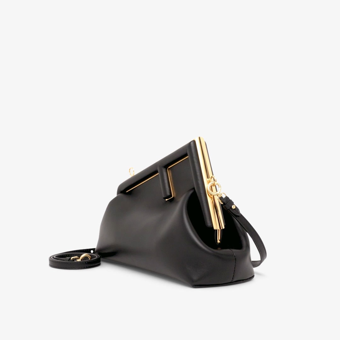 Fendi First Small - Black leather bag | Fendi