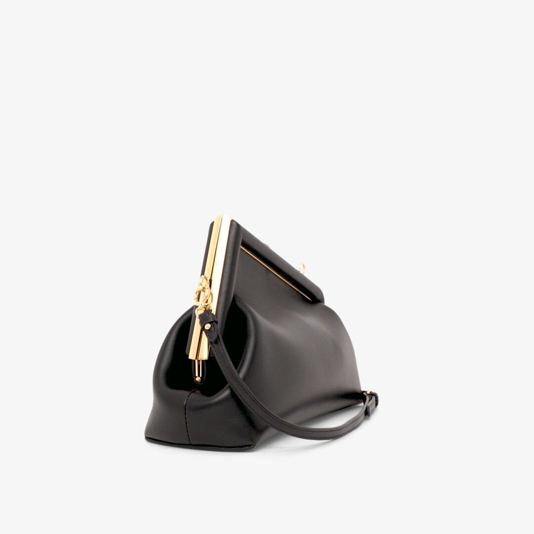 Fendi First Small - Black nappa leather bag | Fendi