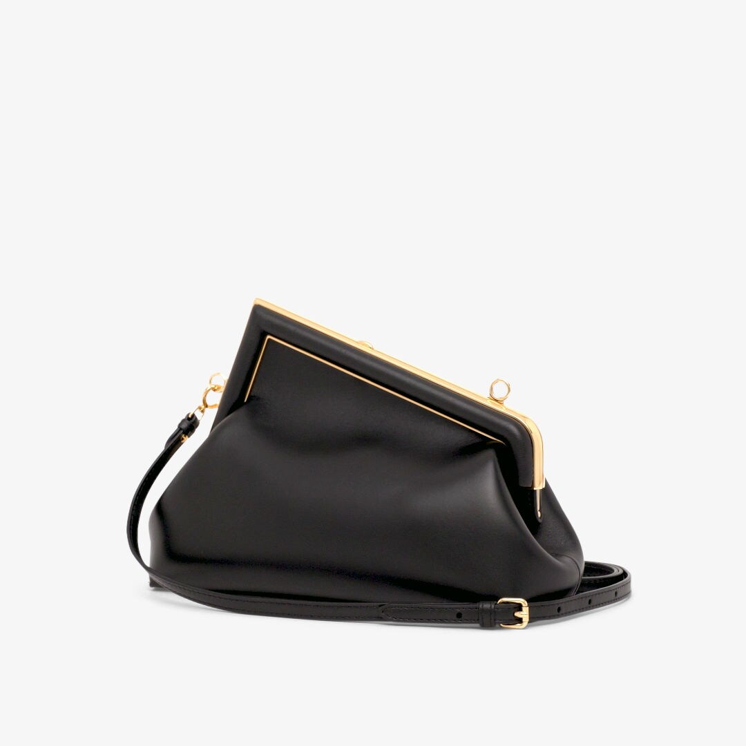 Fendi First Small - Black nappa leather bag | Fendi