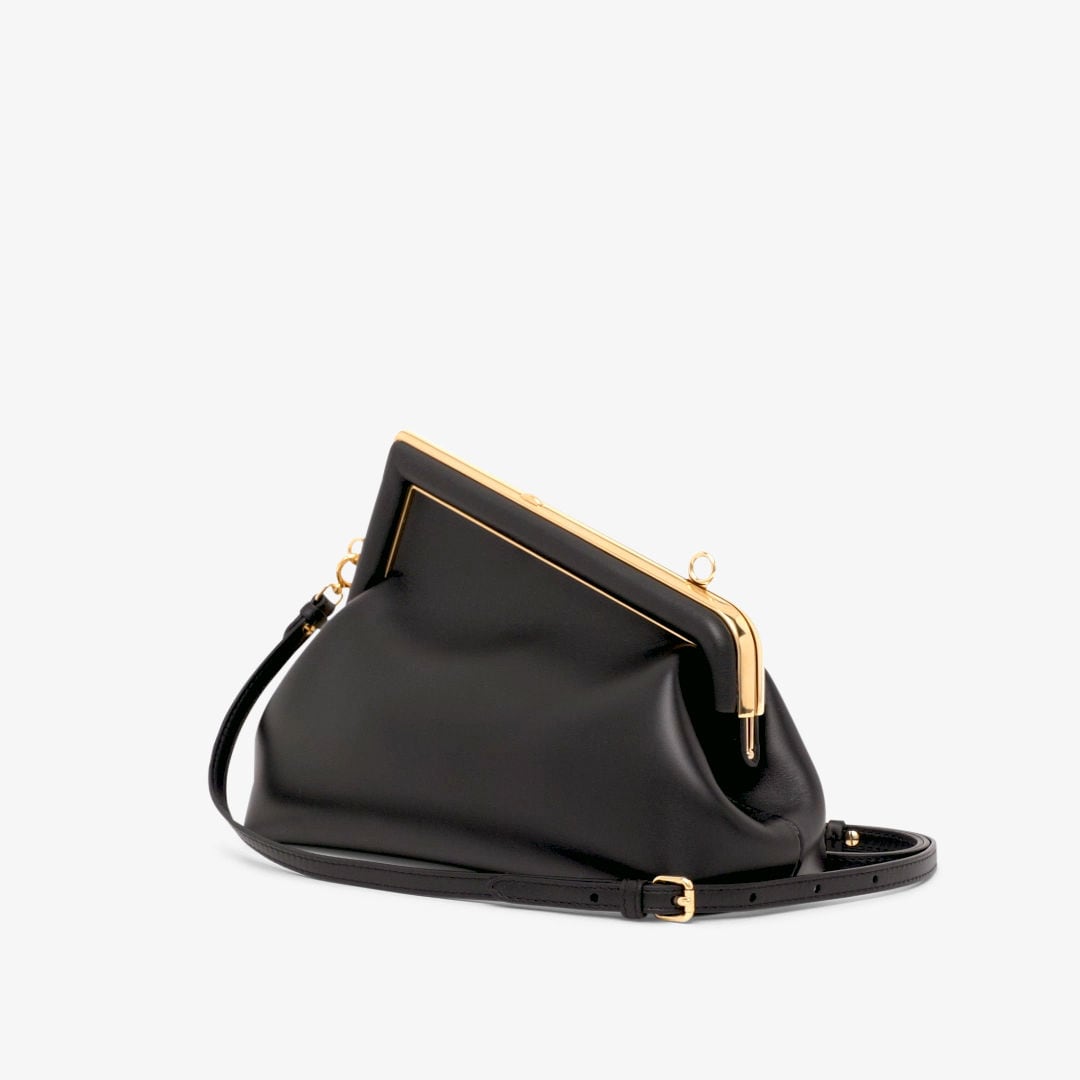 Fendi First Small - Black nappa leather bag | Fendi