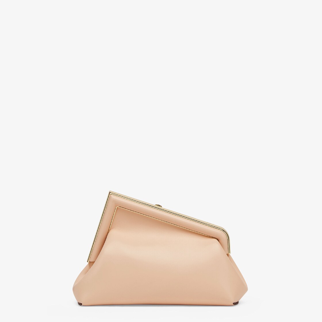 Fendi First Small Leather Clutch Bag in Pink