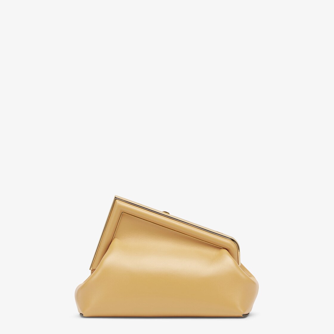 Fendi First Small Leather Beige Lamb leather (nappa) - FF jacquard fabric lining - Image 3/5