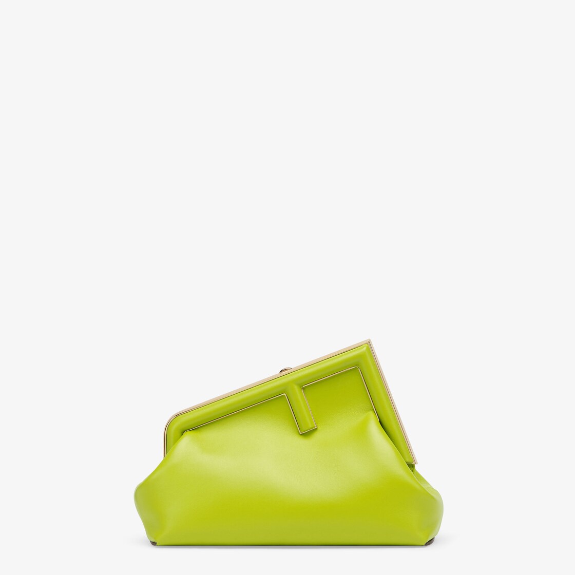 Fendi First Petit - Sac en cuir vert acidulé | Fendi