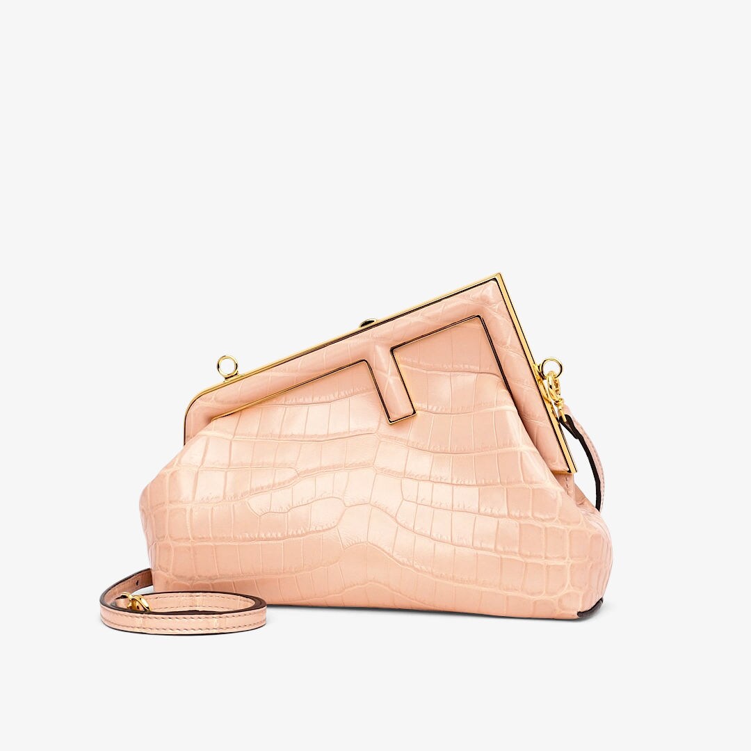 Fendi store pink clutch