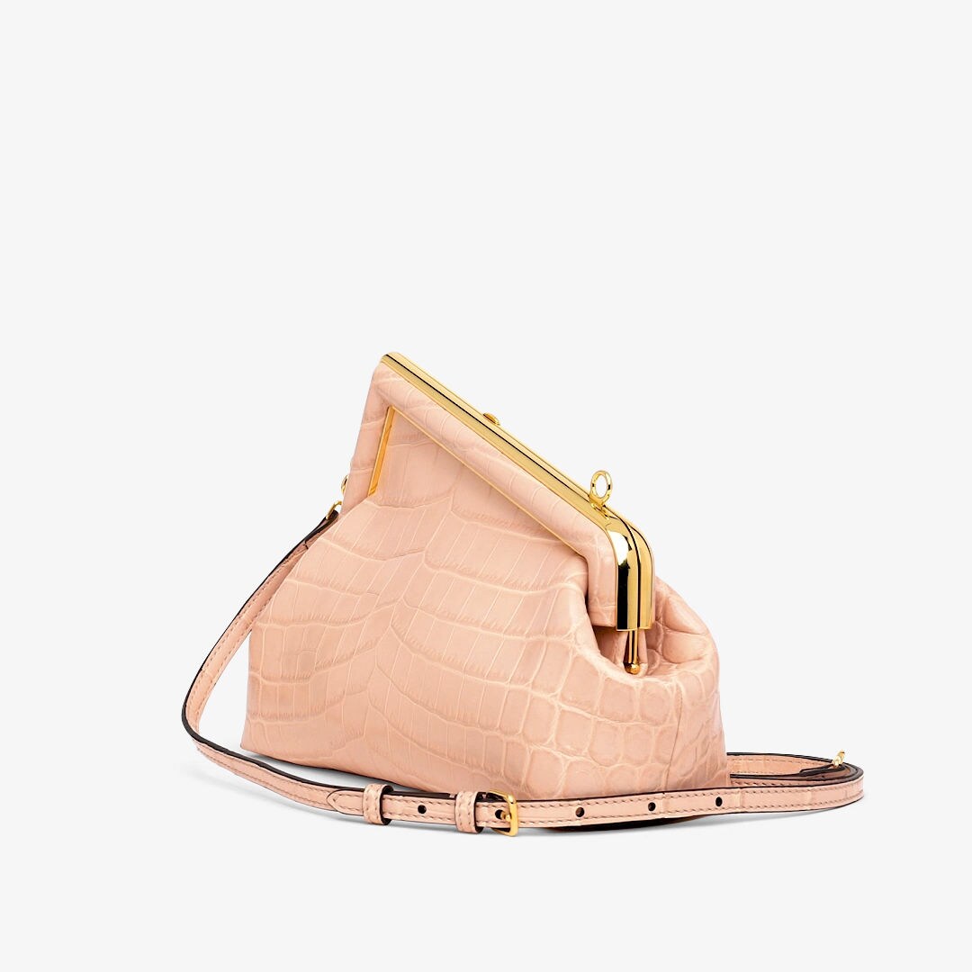 Fendi First Small - Pink leather bag