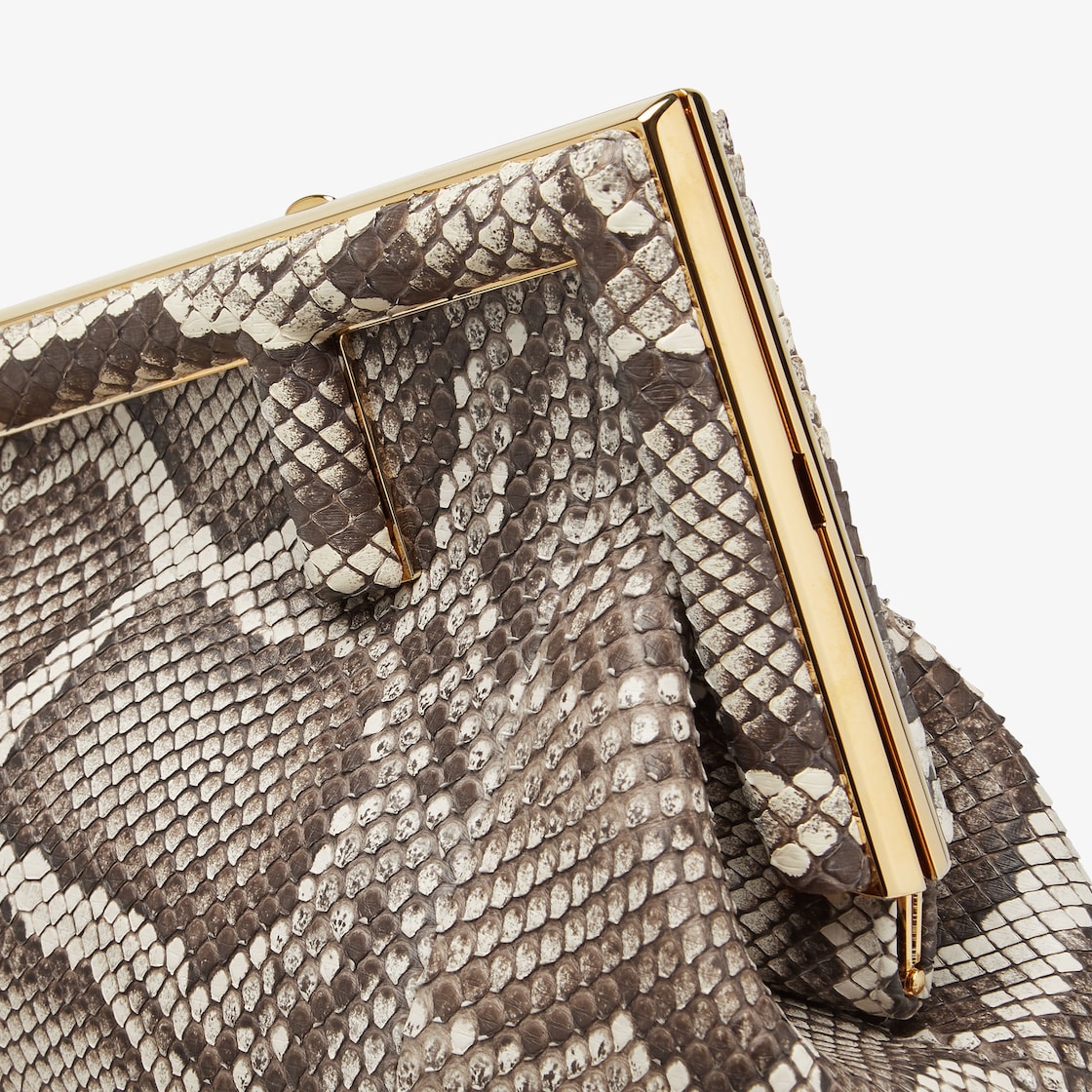 Fendi First Small Natural python leather bag Fendi