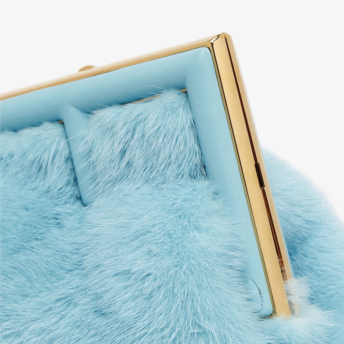 Fendi First Small Fur Light blue - Image 5/5