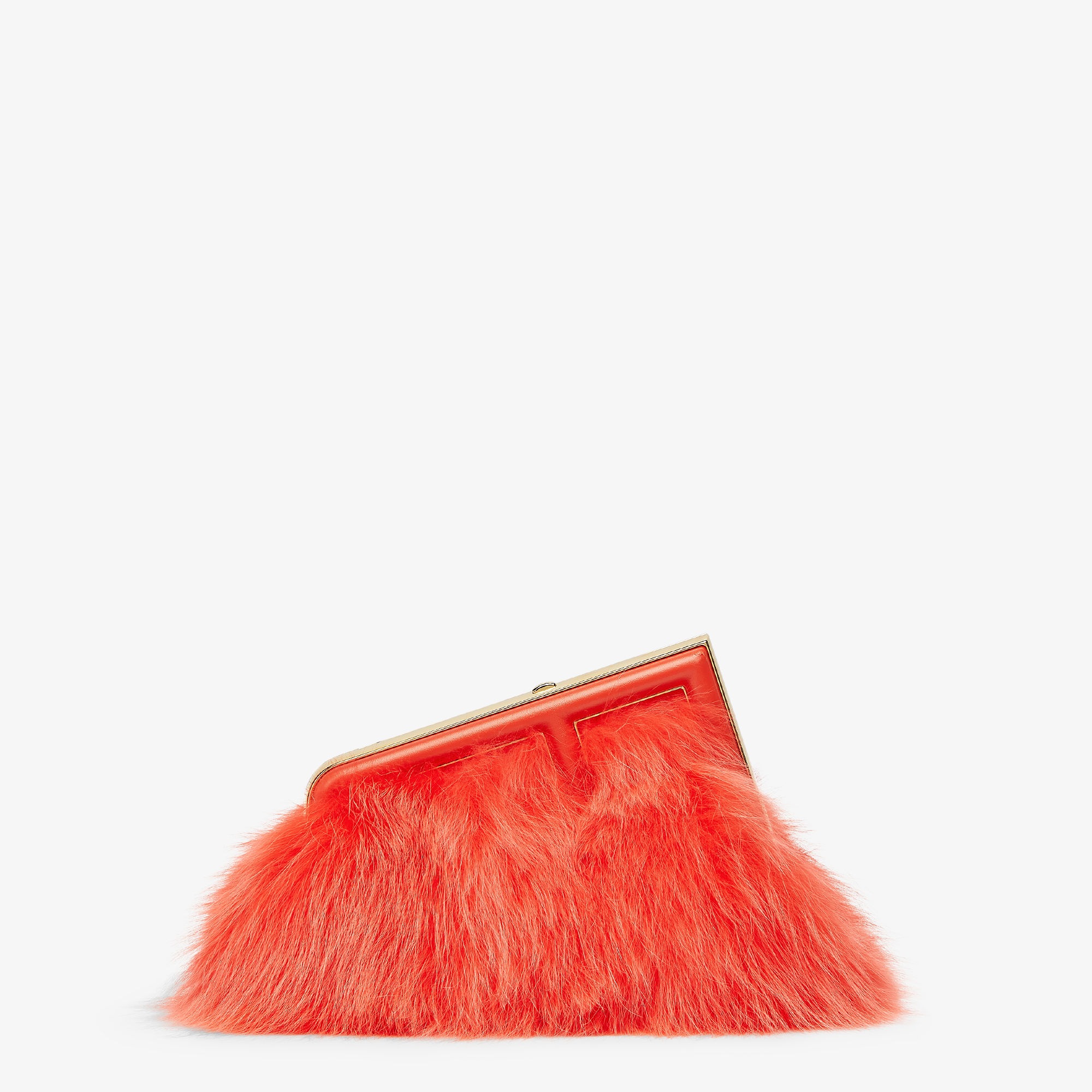 fluffy red bag