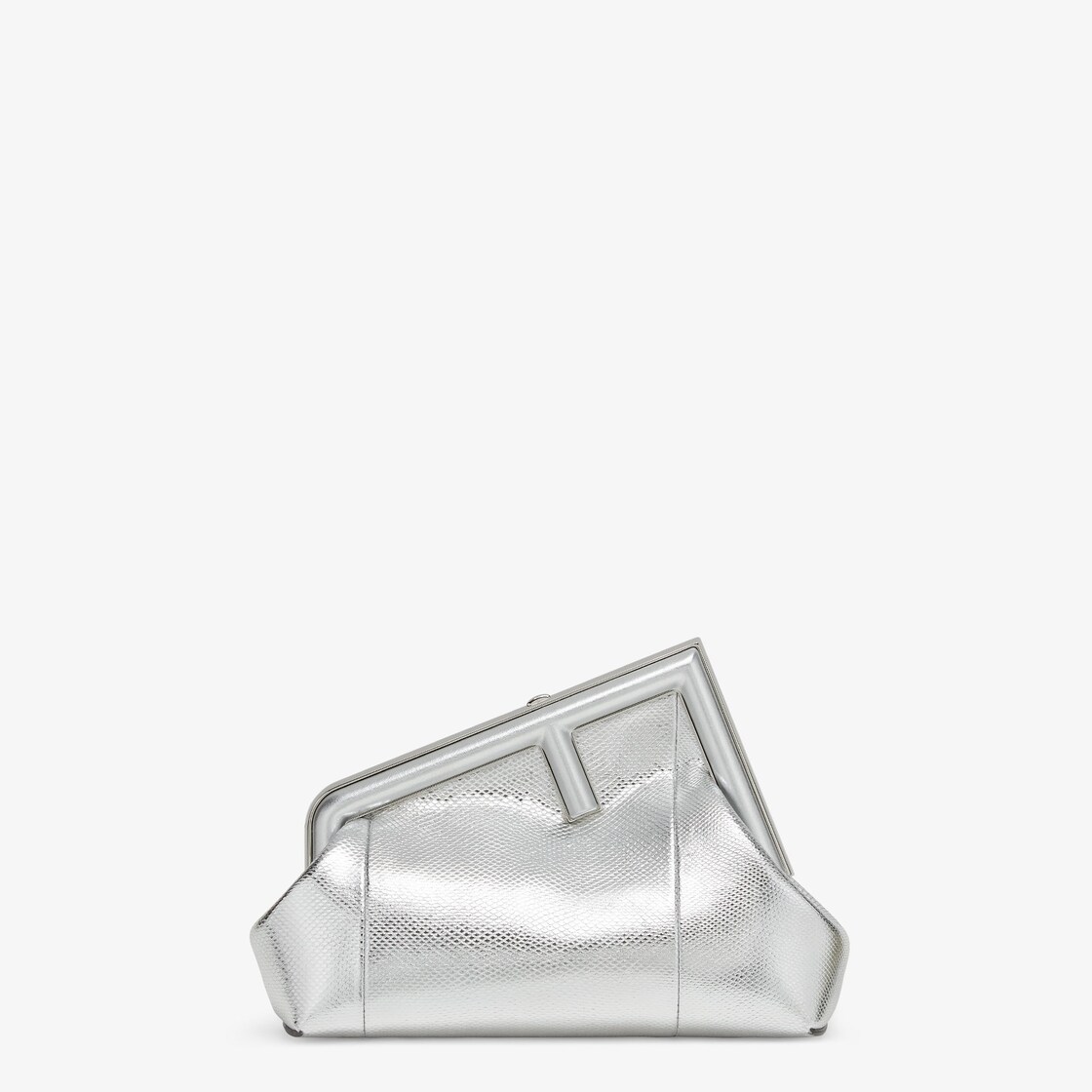 Silver store fendi bag