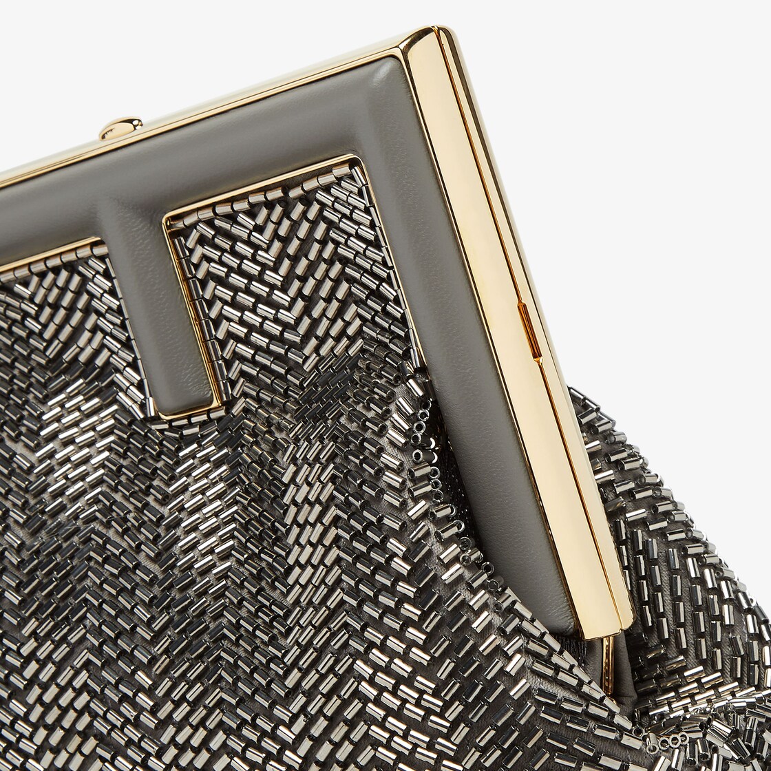 Fendi First Small Sequins or crystals Grey - Image 5/5