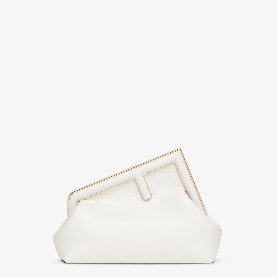 Fendi First Midi - White leather bag | Fendi