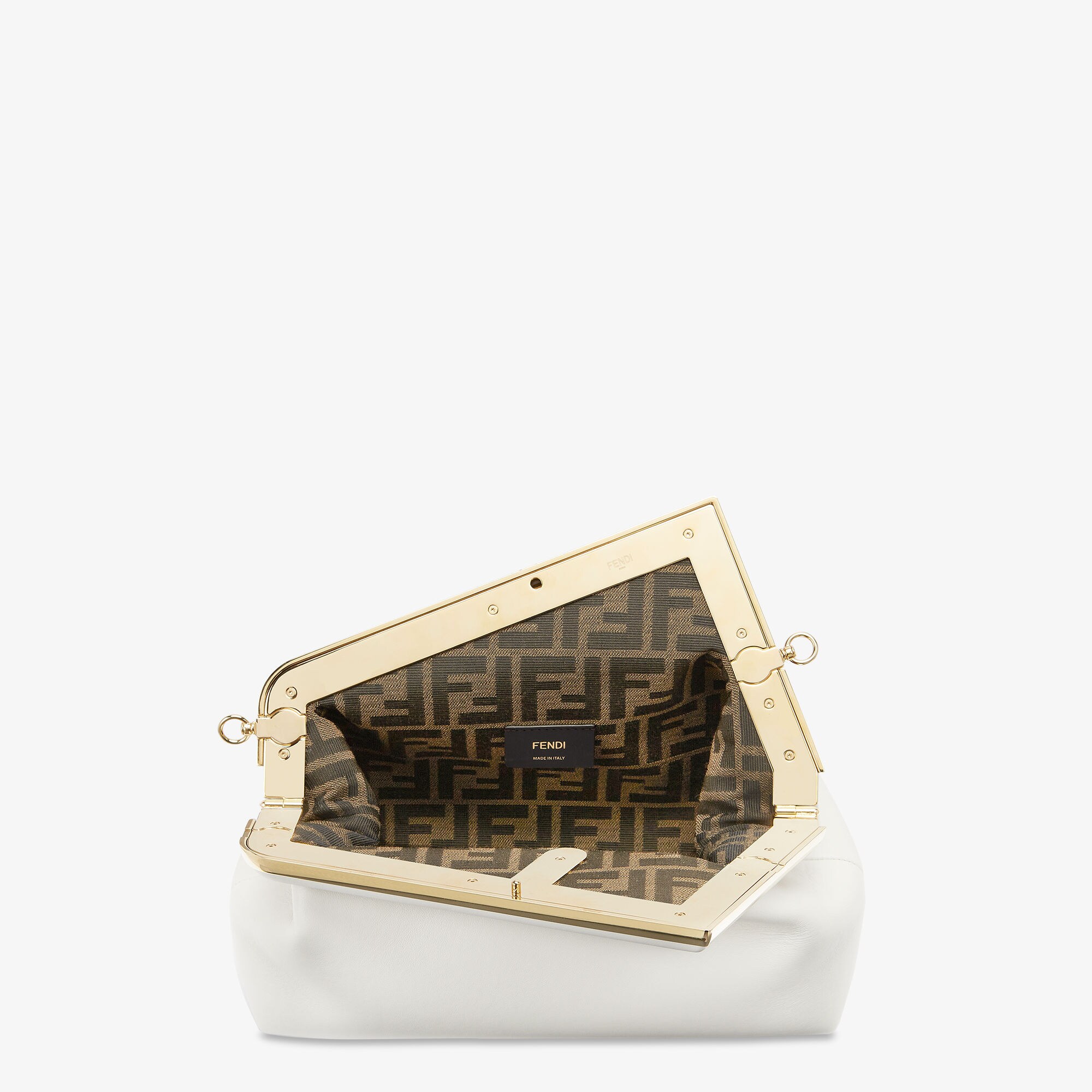 Fendi First MidiWhite leather bag