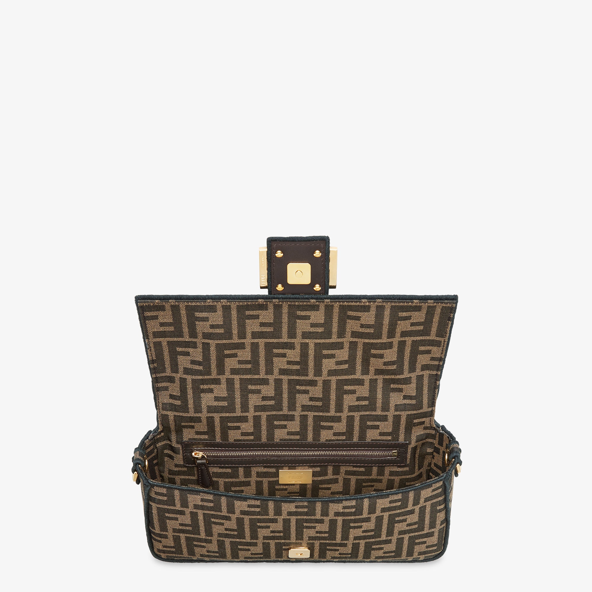 バゲット - ブラウンFFジャカードファブリック バッグ | Fendi