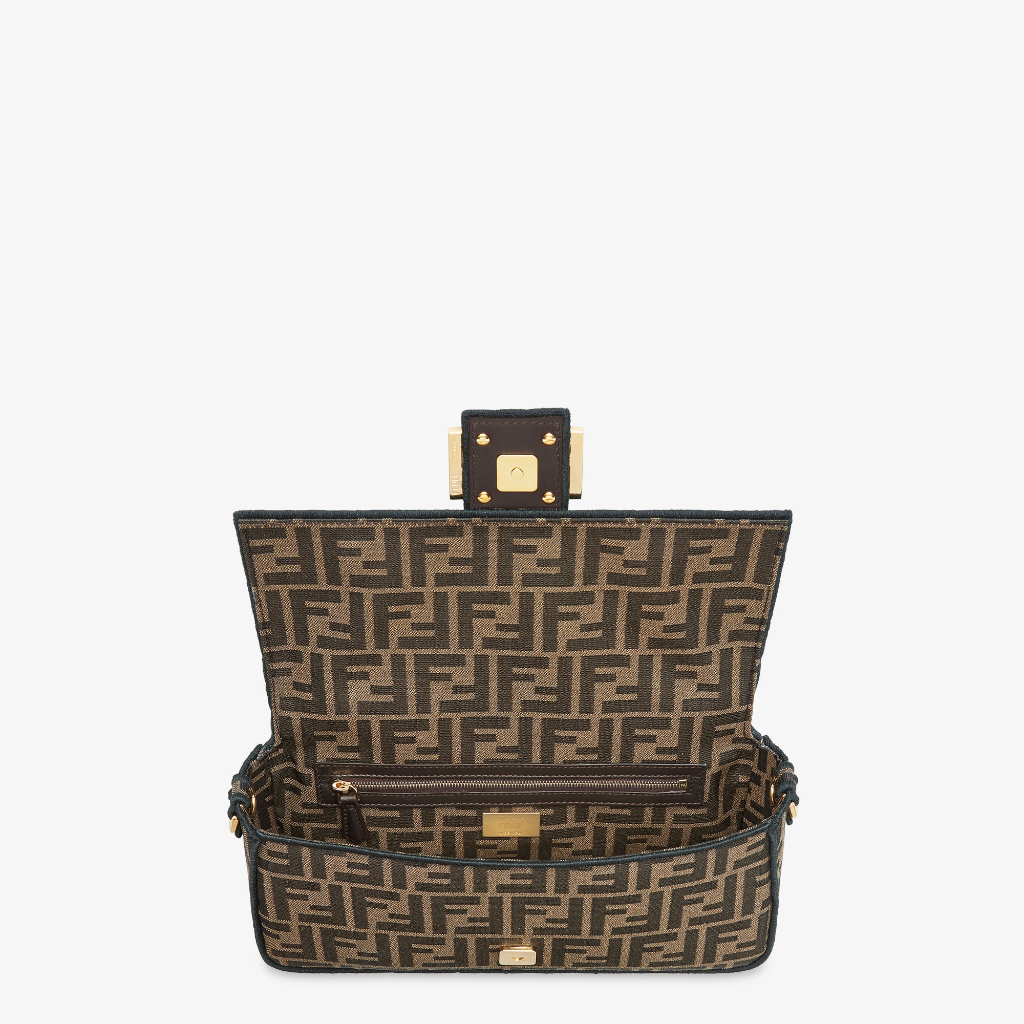 バゲット ファブリック ブラウン | Fendi バゲット ファブリック ブラウン | Fendi