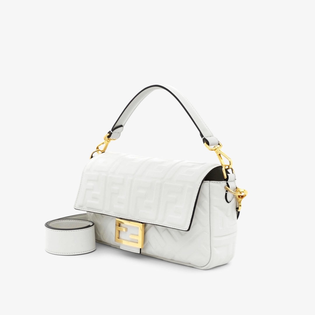 Baguette - White leather bag | Fendi