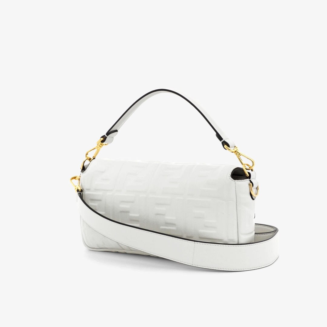 Fendi white leather on sale bag