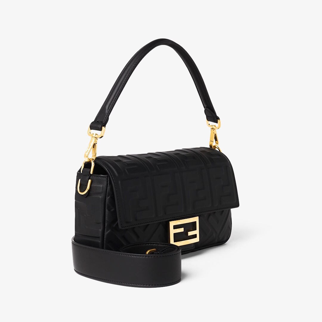 Baguette black leather bag new arrivals