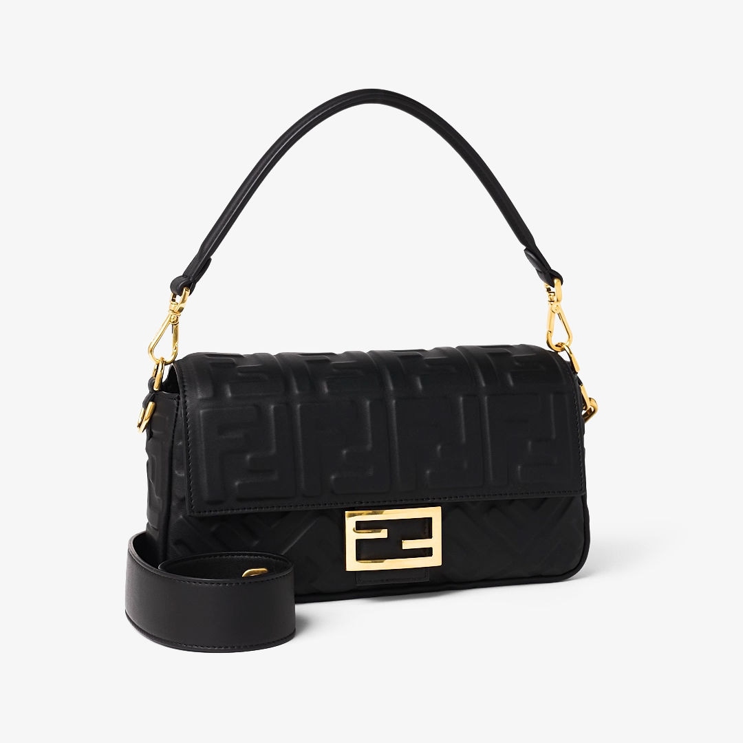 Baguette Black leather bag Fendi