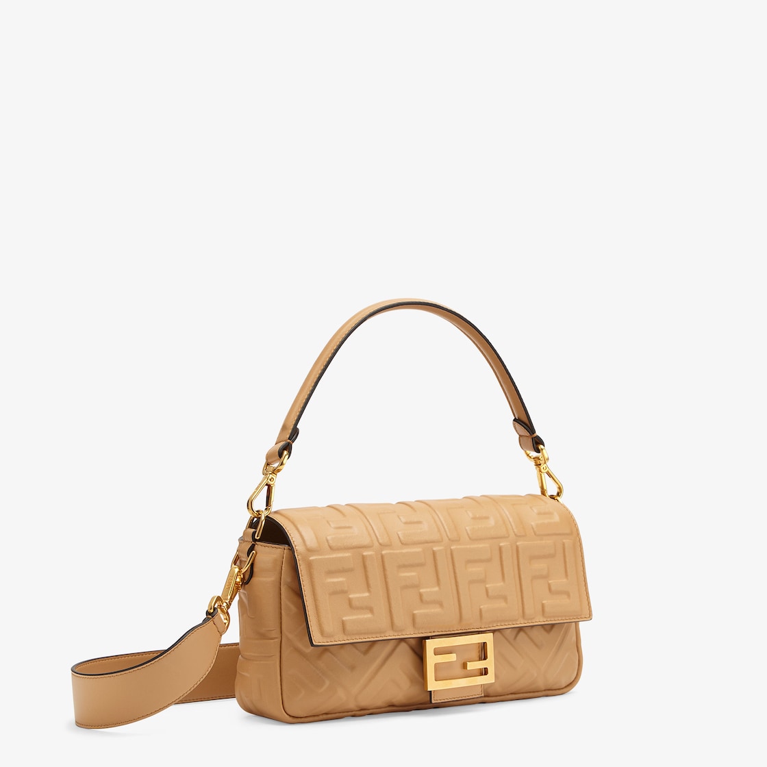 Baguette Beige leather bag Fendi