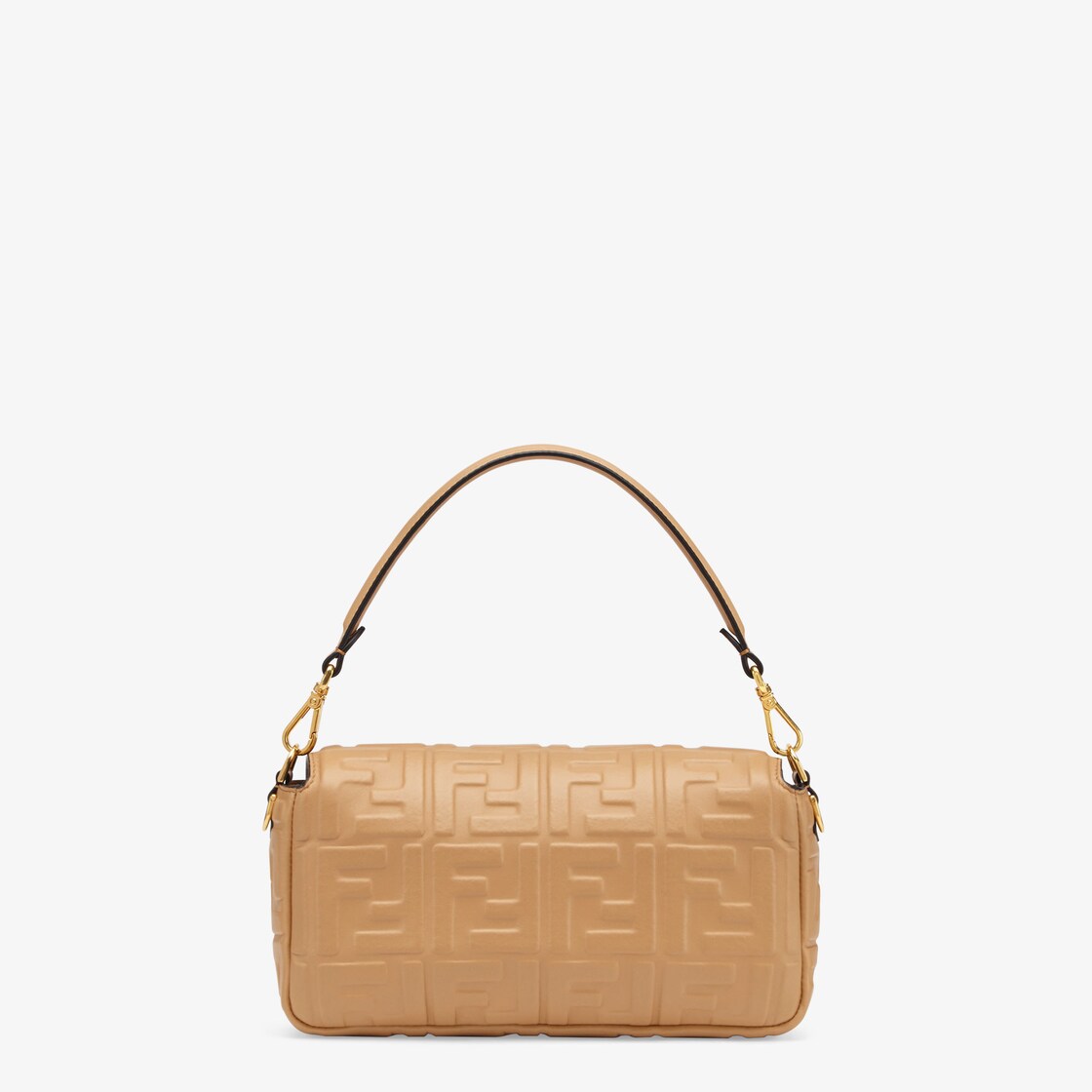 FENDI: Baguette bag in nappa leather with embossed FF monogram