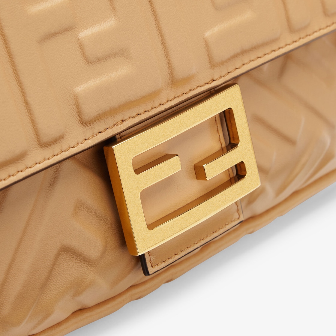 FENDI: First bag in nappa leather - Beige