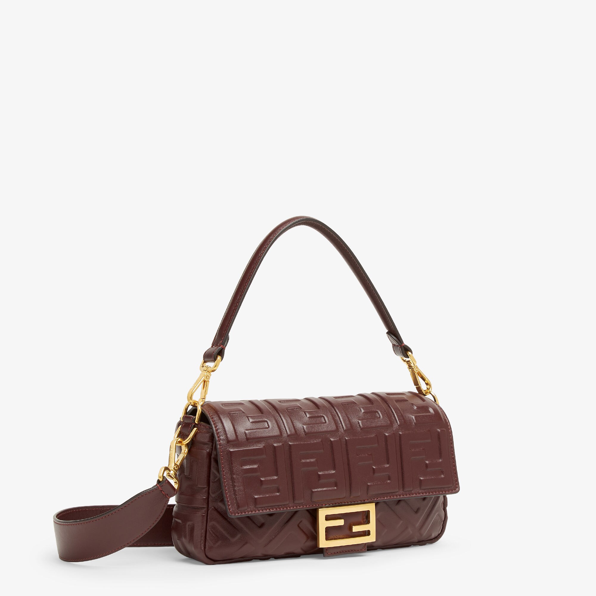 バゲット - バーガンディナッパレザー バッグ | Fendi