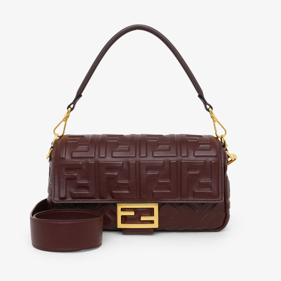 バゲット レザー レッド | Fendi バゲット レザー レッド | Fendi
