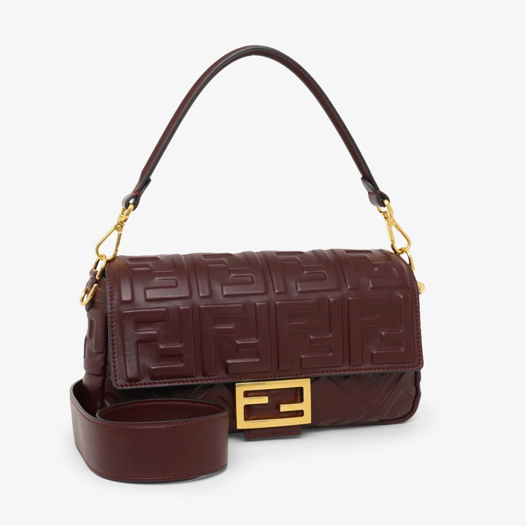バゲット レザー レッド | Fendi バゲット レザー レッド | Fendi