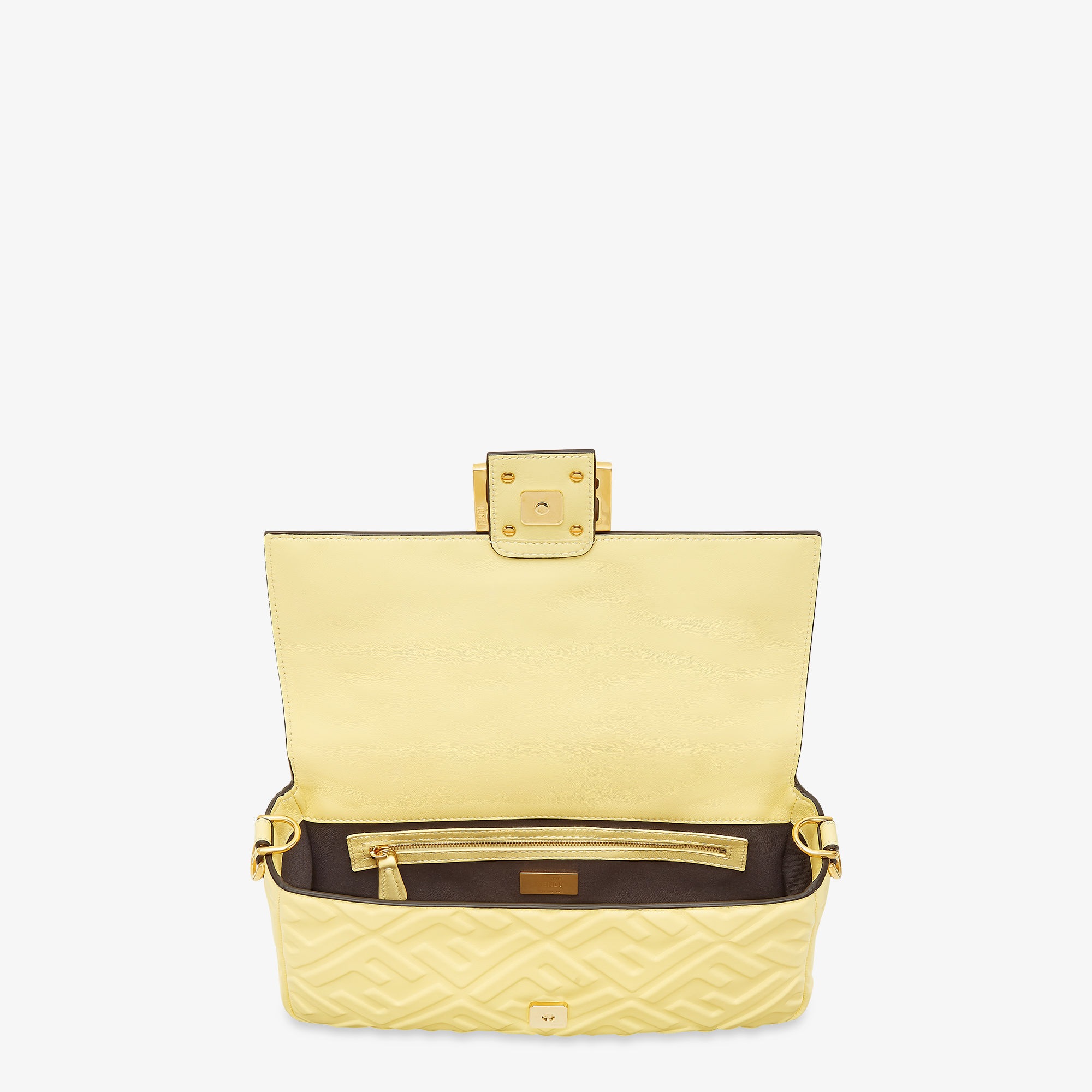 Fendi yellow baguette online