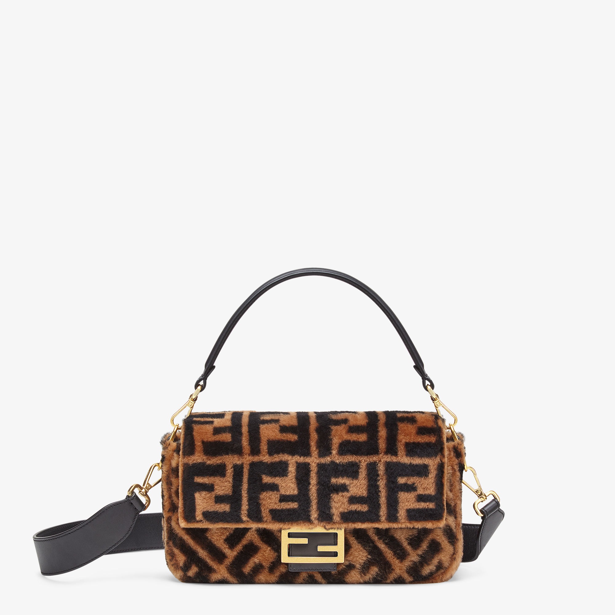 shearling fendi baguette
