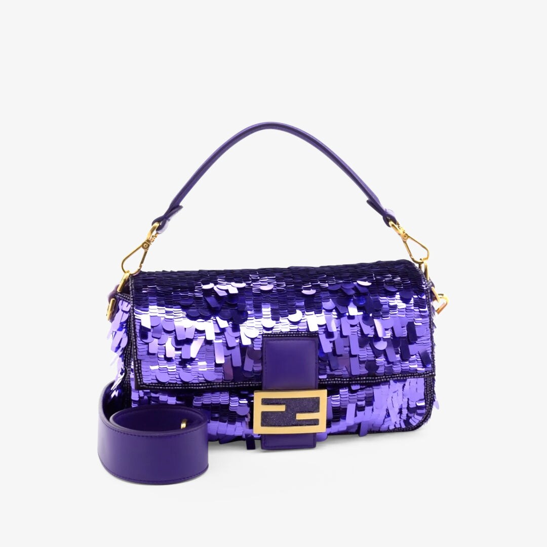 fendi baguette paillette