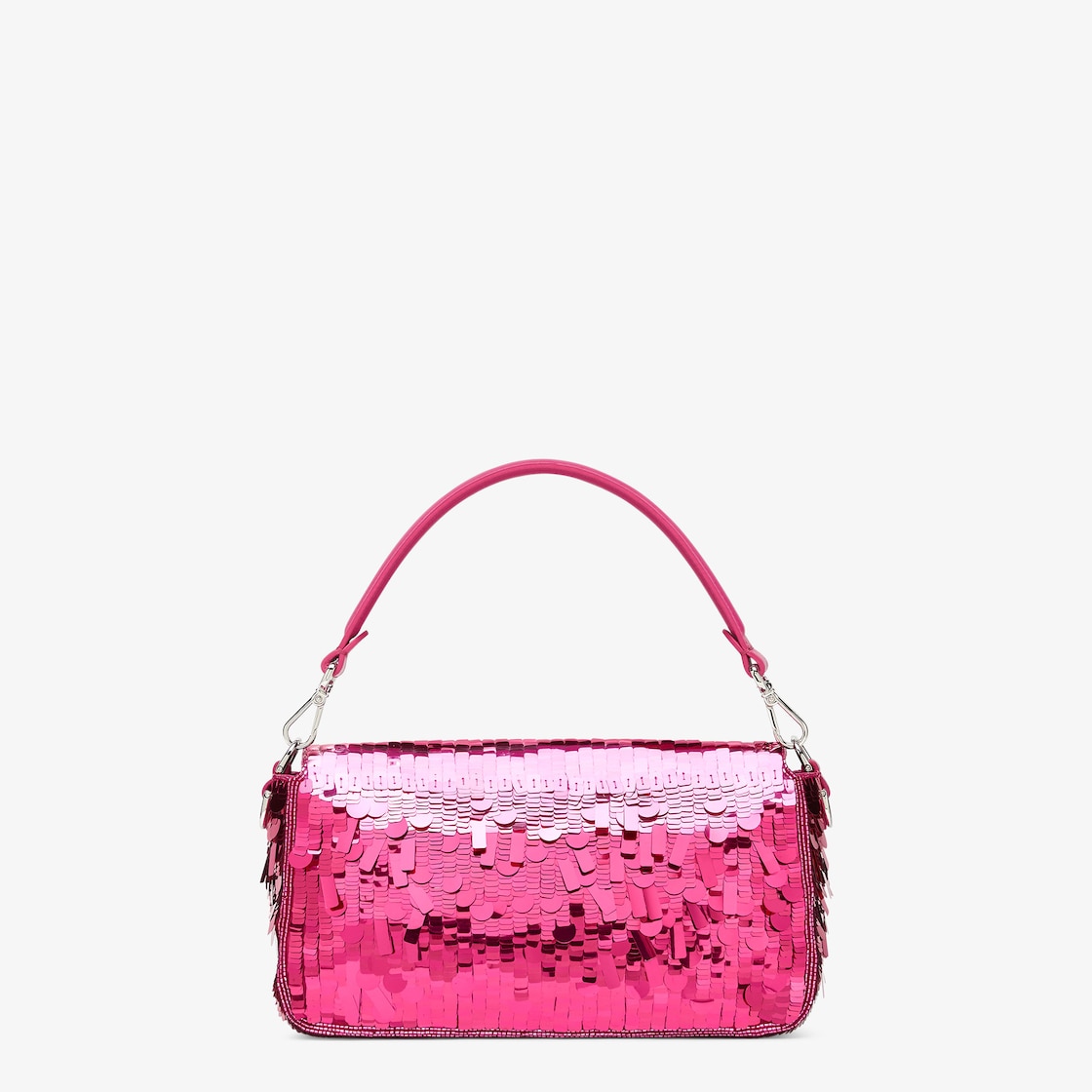 Baguette - Fuchsia sequinned bag | Fendi