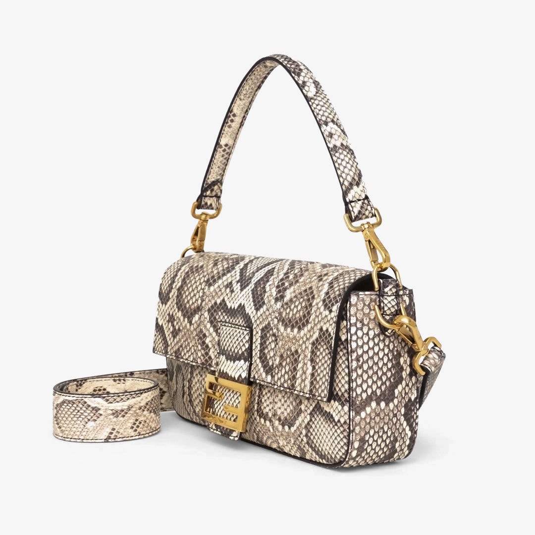 Baguette - Natural python leather bag | Fendi