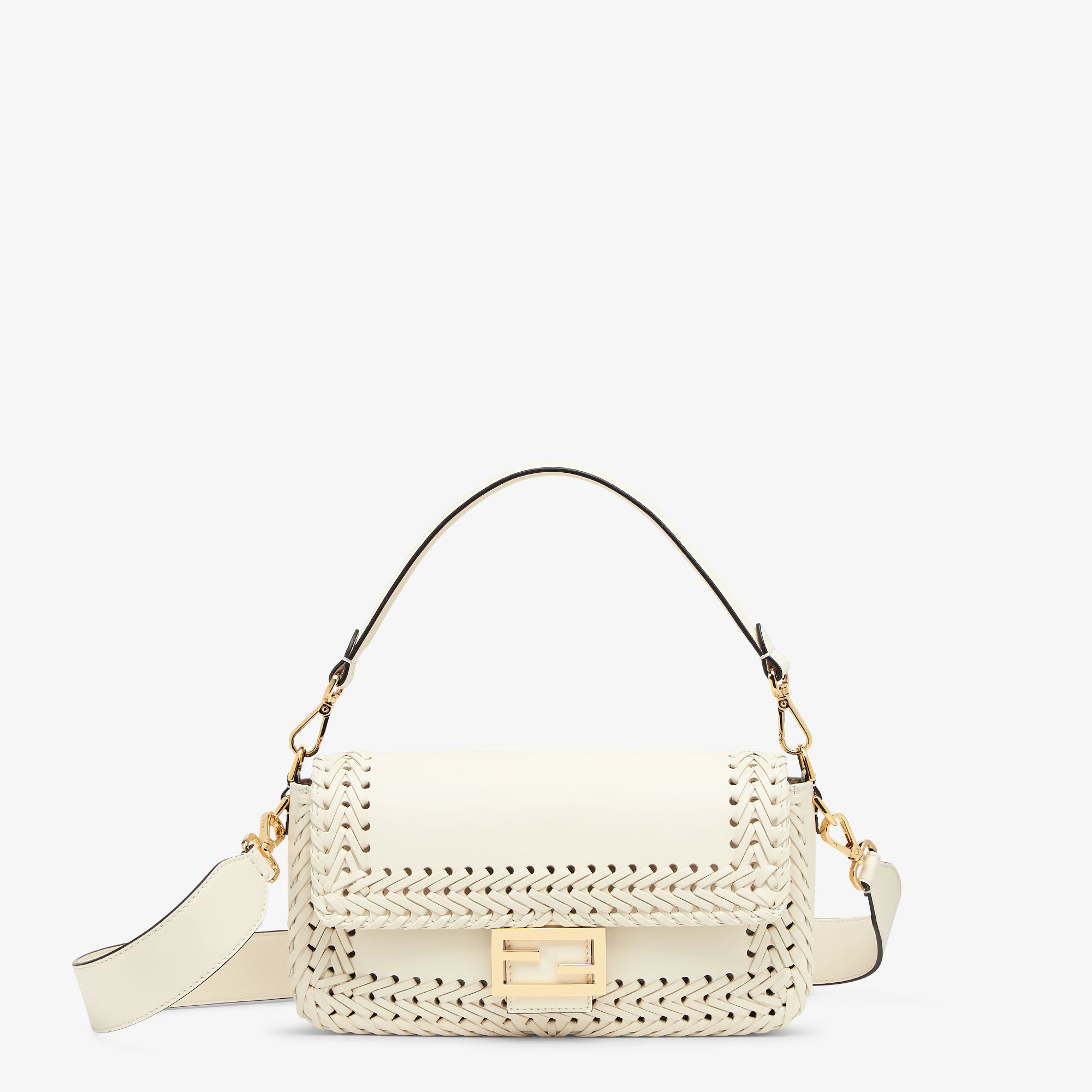 fendi woven baguette