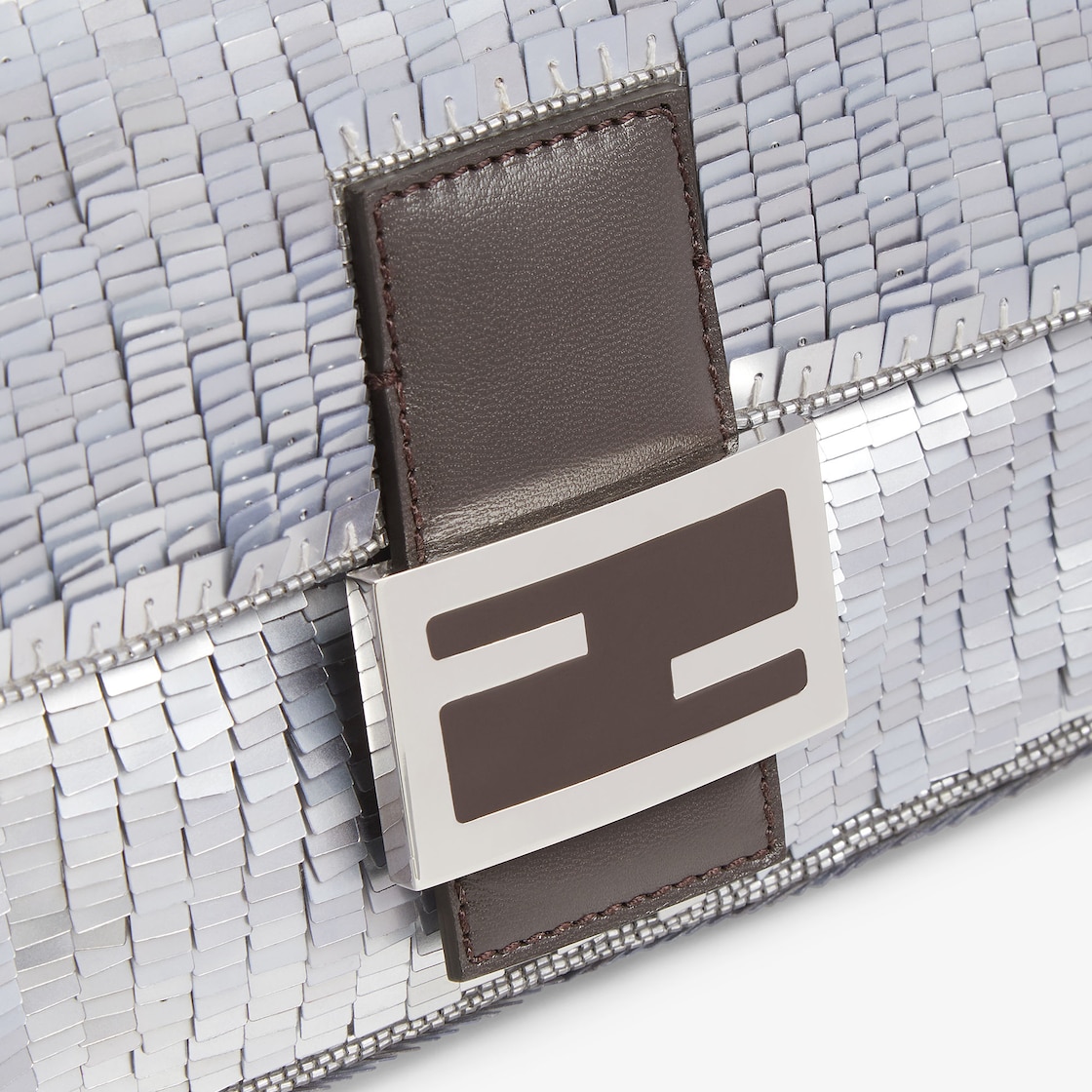 バゲット ファブリック シルバー | Fendi バゲット ファブリック シルバー | Fendi