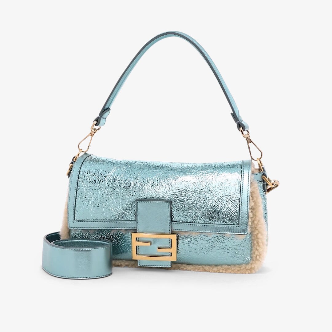Fendi バケット バゲット® ソフトトランク ファブリック ブラウン | Fendi