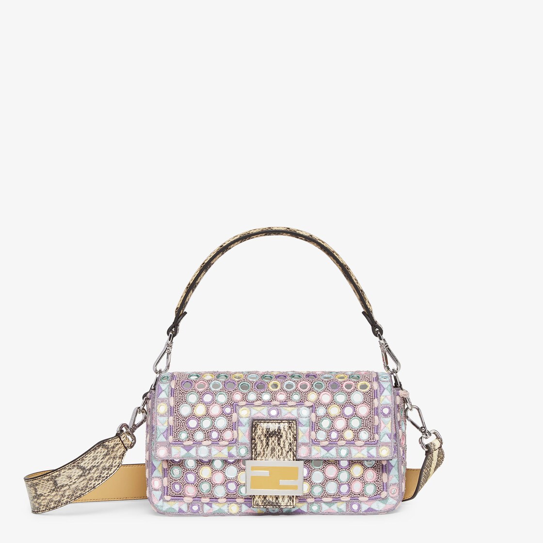 Fendi shop embroidered baguette