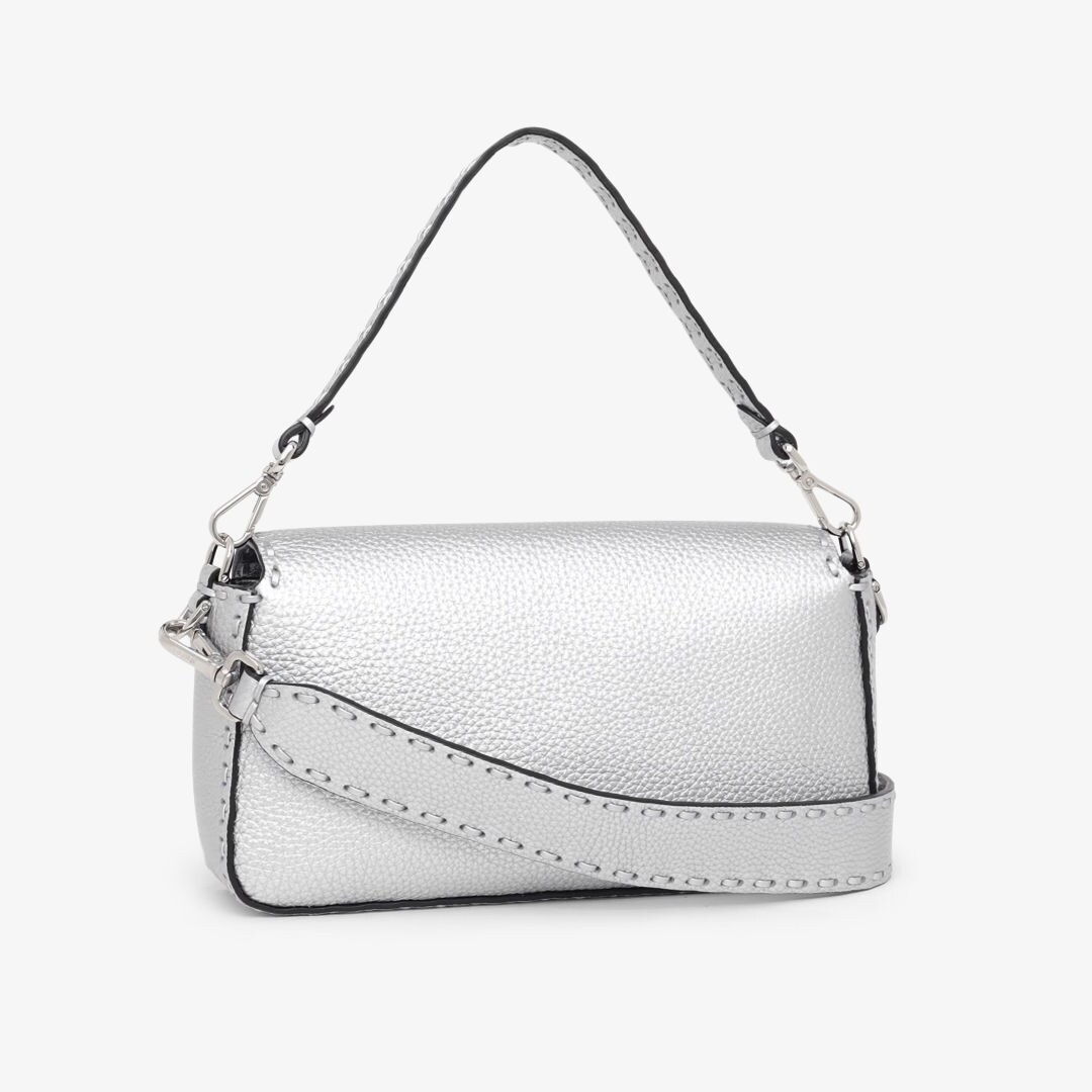 バゲット カーフレザー シルバー | Fendi