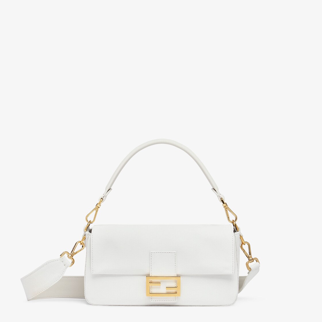 Fendi store white baguette