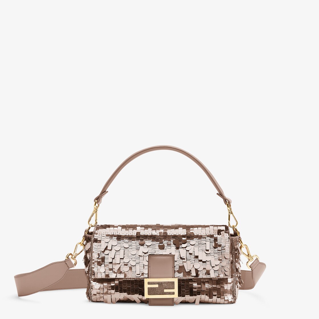 Fendi Sequin Baguette Bag in Metallic