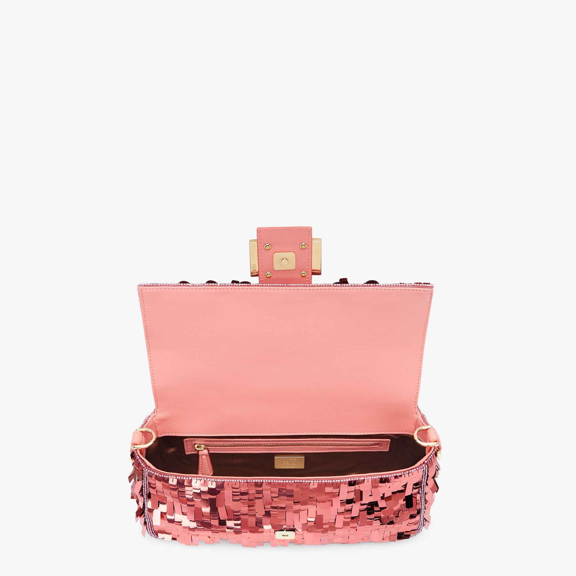 Baguette Bag embroidered with pink sequins Fendi