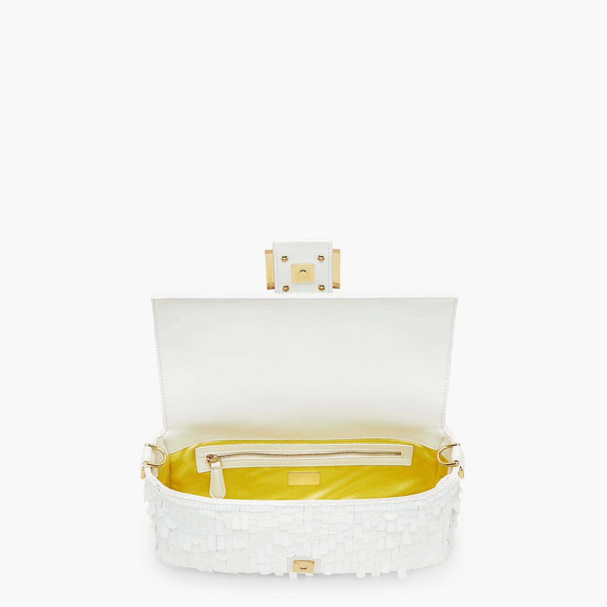 バゲット スパンコールまたはクリスタル ホワイト | Fendi バゲット スパンコールまたはクリスタル ホワイト | Fendi