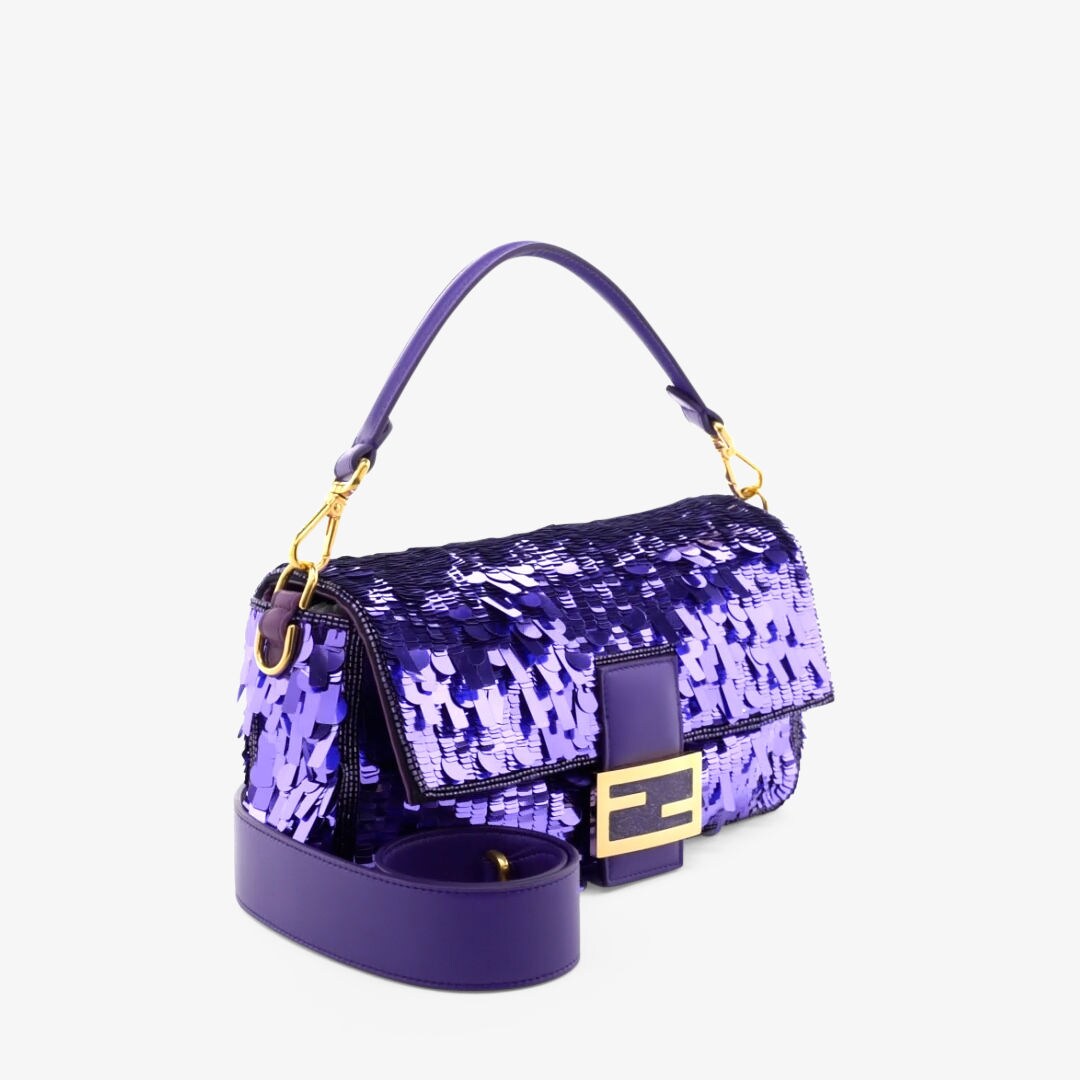 Purple discount fendi bag